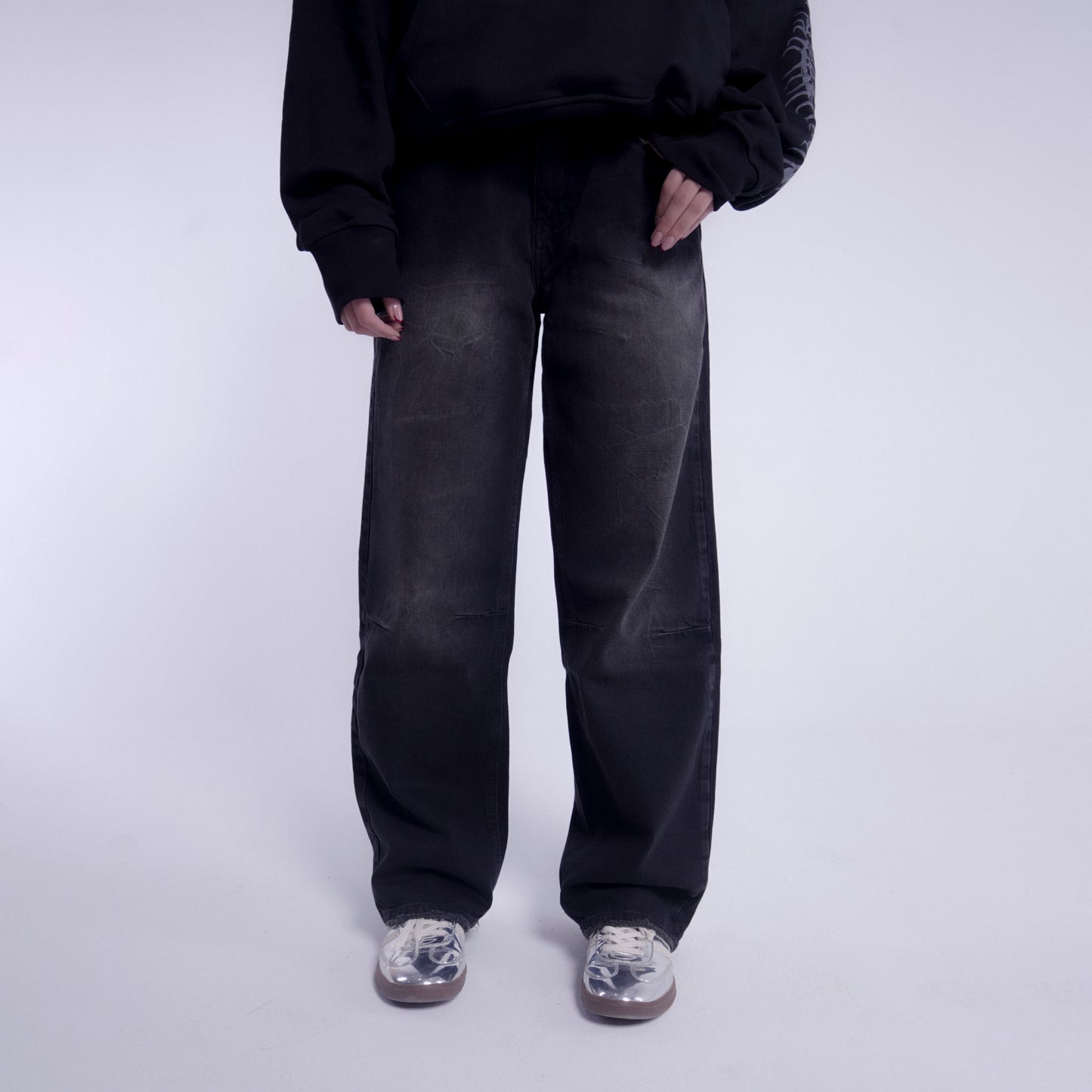 Black Denim Unisex Jeans