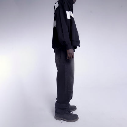 Black Denim Unisex Jeans
