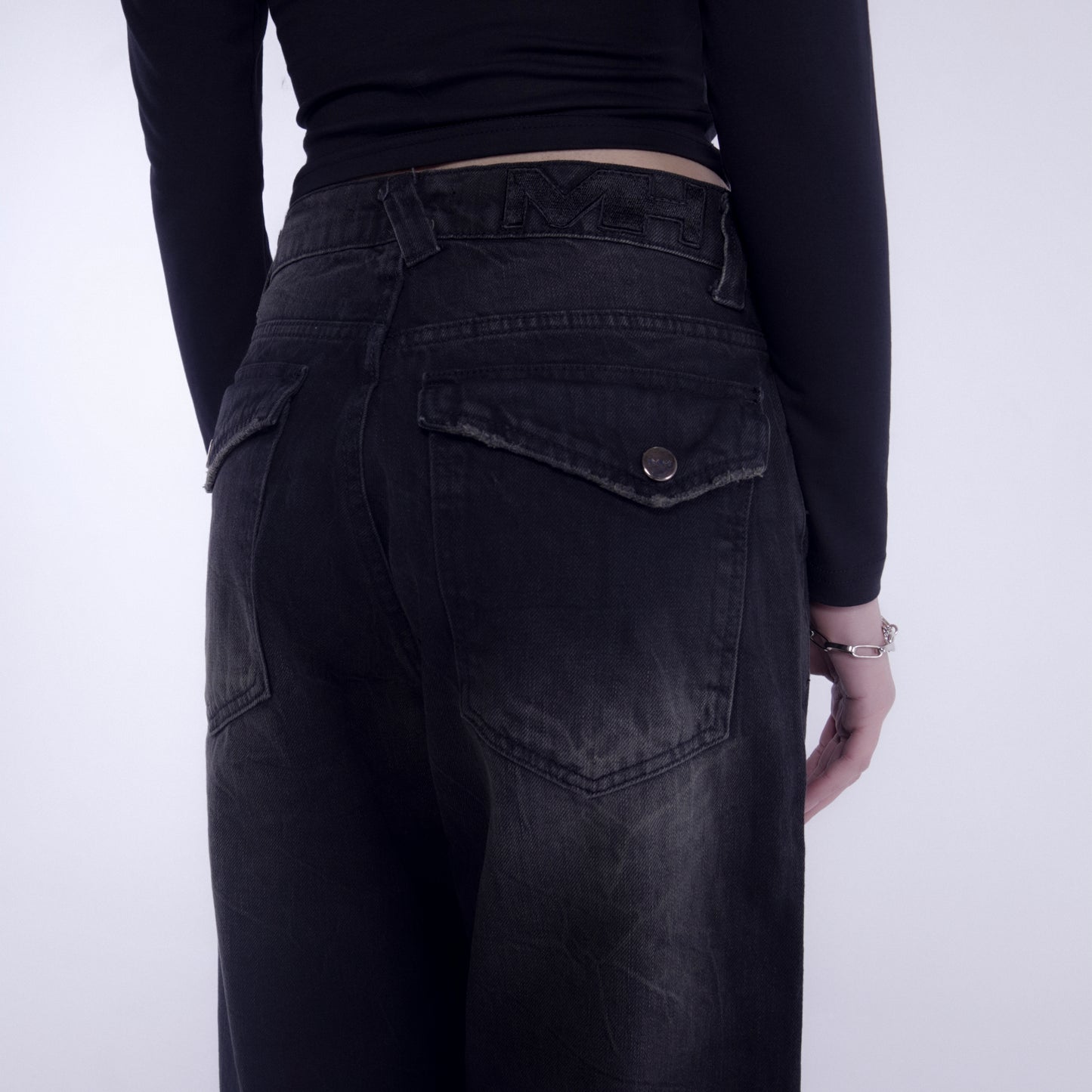 Black Denim Unisex Jeans